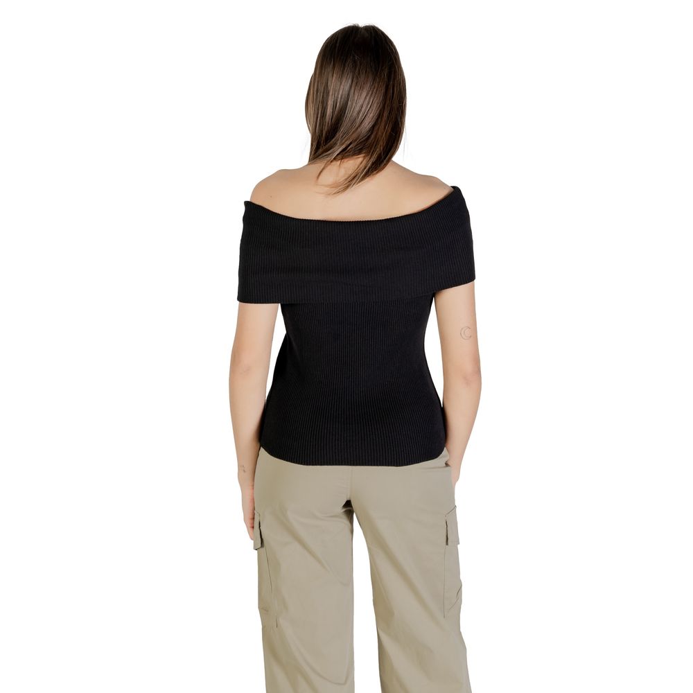 Only Schwarzer Polyester-Pullover