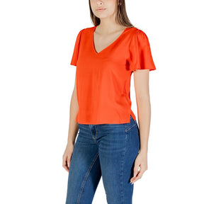 Vero Moda Rote Viskosebluse