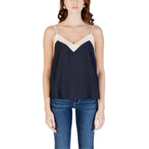 Vero Moda Schwarzes Nylonoberteil