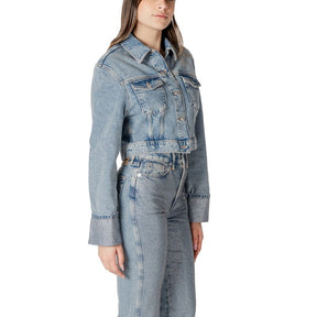 Only Hellblaue Bio-Baumwolljacken &amp