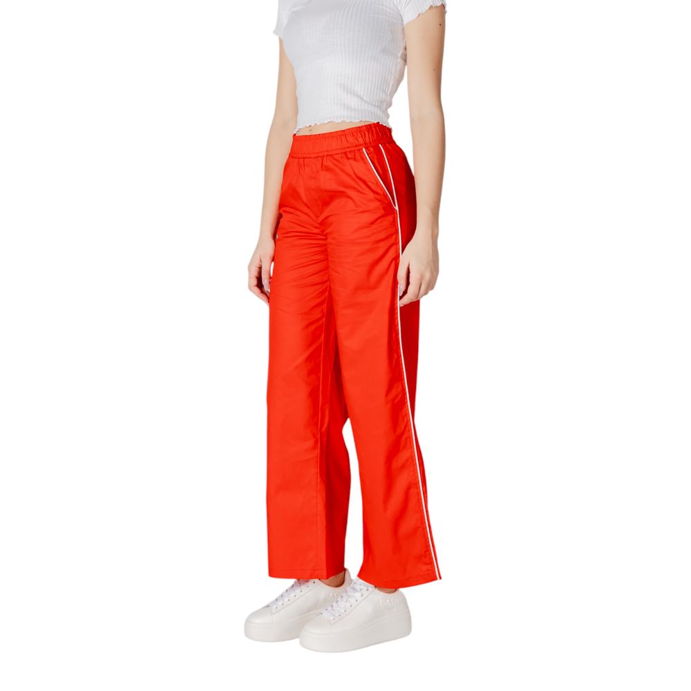 Only Rote Baumwollhose