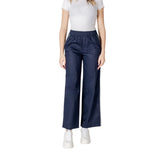 Only Blaue Baumwollhose