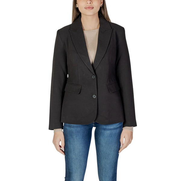 Only Schwarzer Blazer aus recyceltem Polyester