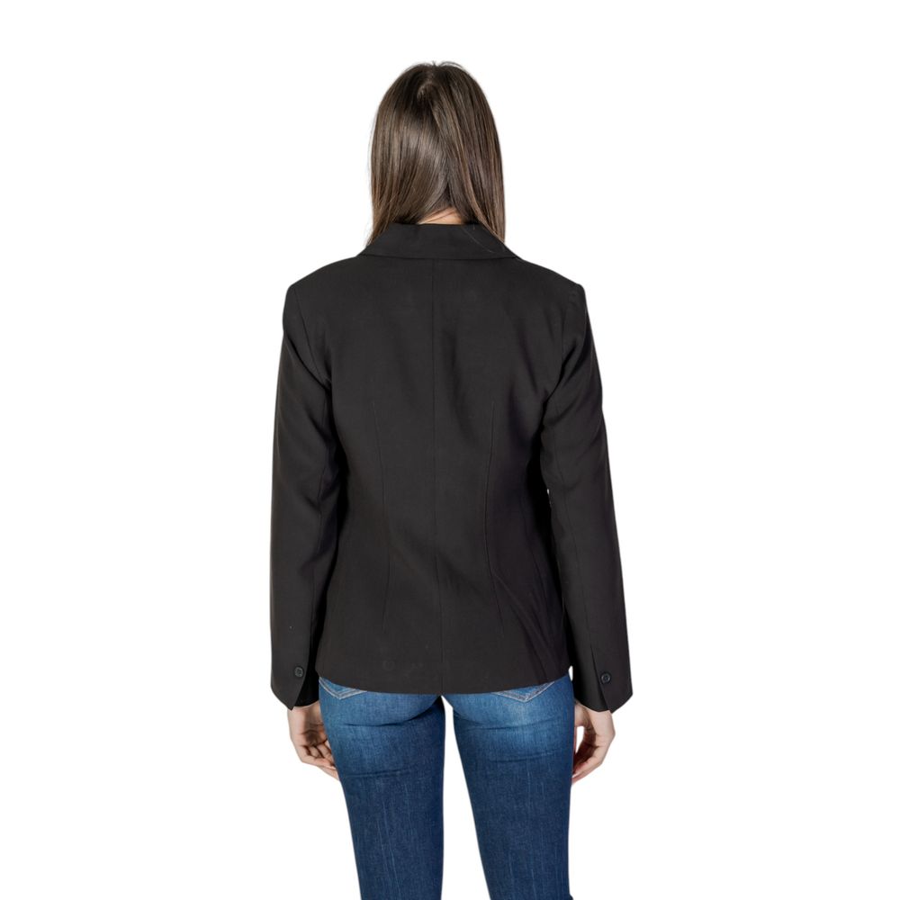 Only Schwarzer Blazer aus recyceltem Polyester