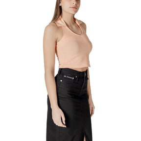 Calvin Klein Jeans Orangefarbenes Baumwolltop