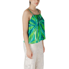Only Grünes Viskose-Tank-Top