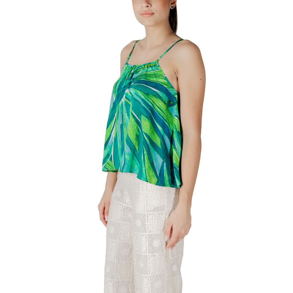 Only Grünes Viskose-Tank-Top