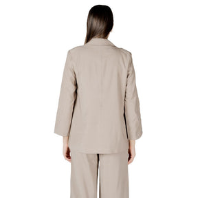 Only Beige Viskose-Blazer