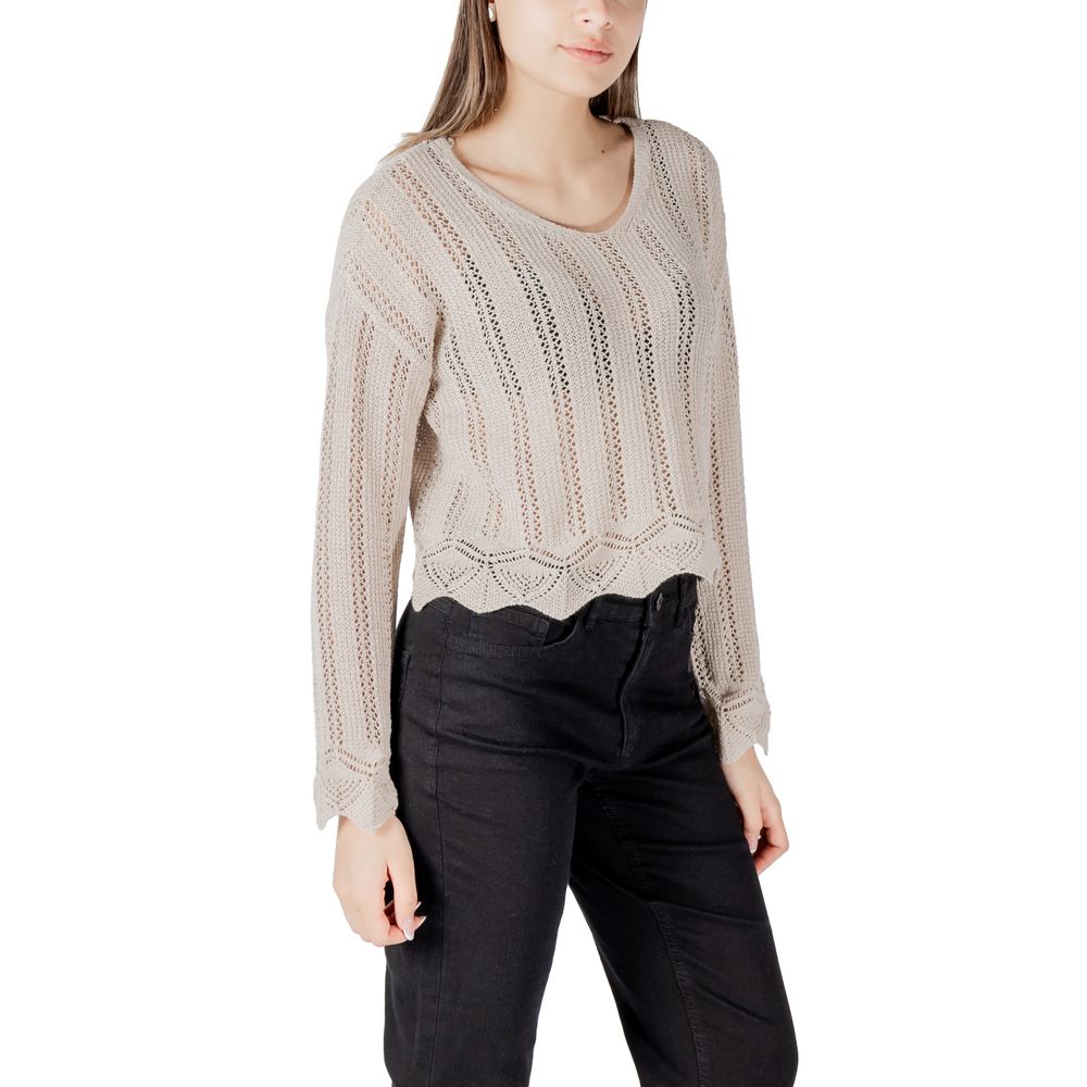 Only Beige Sportbekleidung aus recycelter Baumwolle