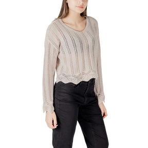 Only Beige Sportbekleidung aus recycelter Baumwolle