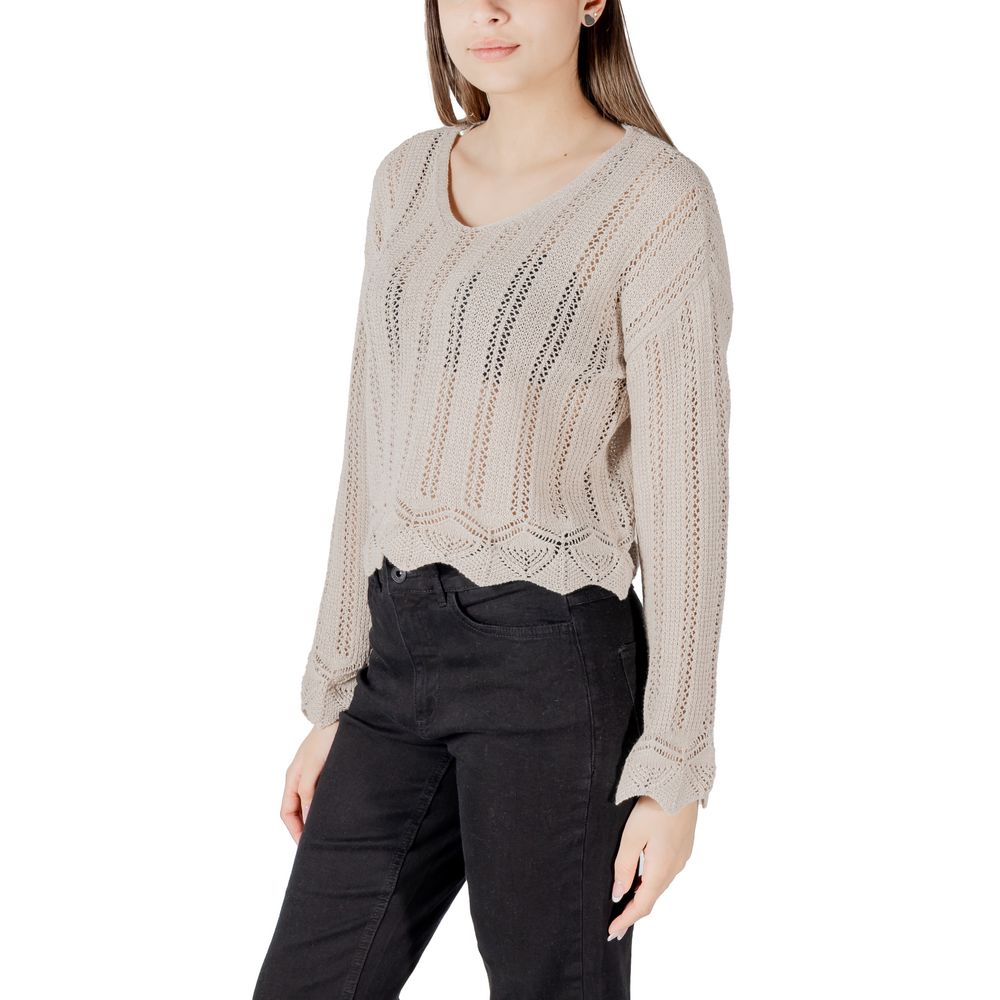 Only Beige Sportbekleidung aus recycelter Baumwolle
