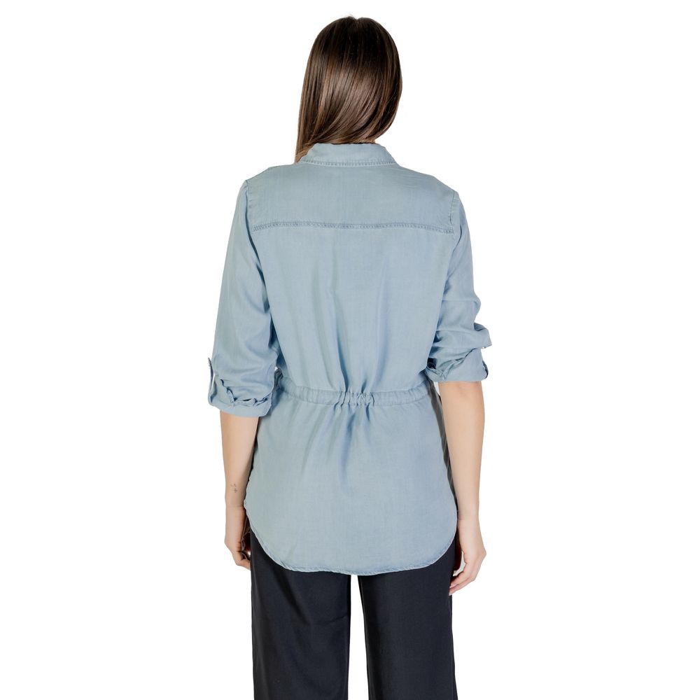 Only Hellblaues Tencel-Hemd