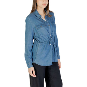 Only Blaues Tencel-Hemd