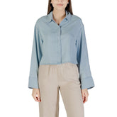 Only Hellblaues Lyocell-Hemd