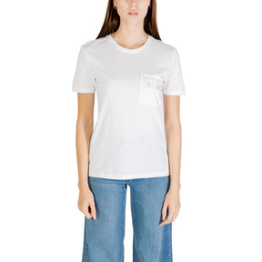 Only Weißes T-Shirt aus Bio-Baumwolle