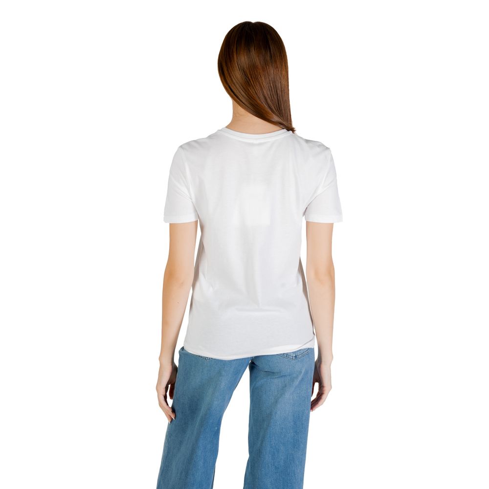Only Weißes T-Shirt aus Bio-Baumwolle