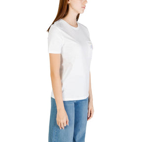 Only Weißes T-Shirt aus Bio-Baumwolle