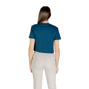 Guess Active Schwarzes T-Shirt aus Baumwolle