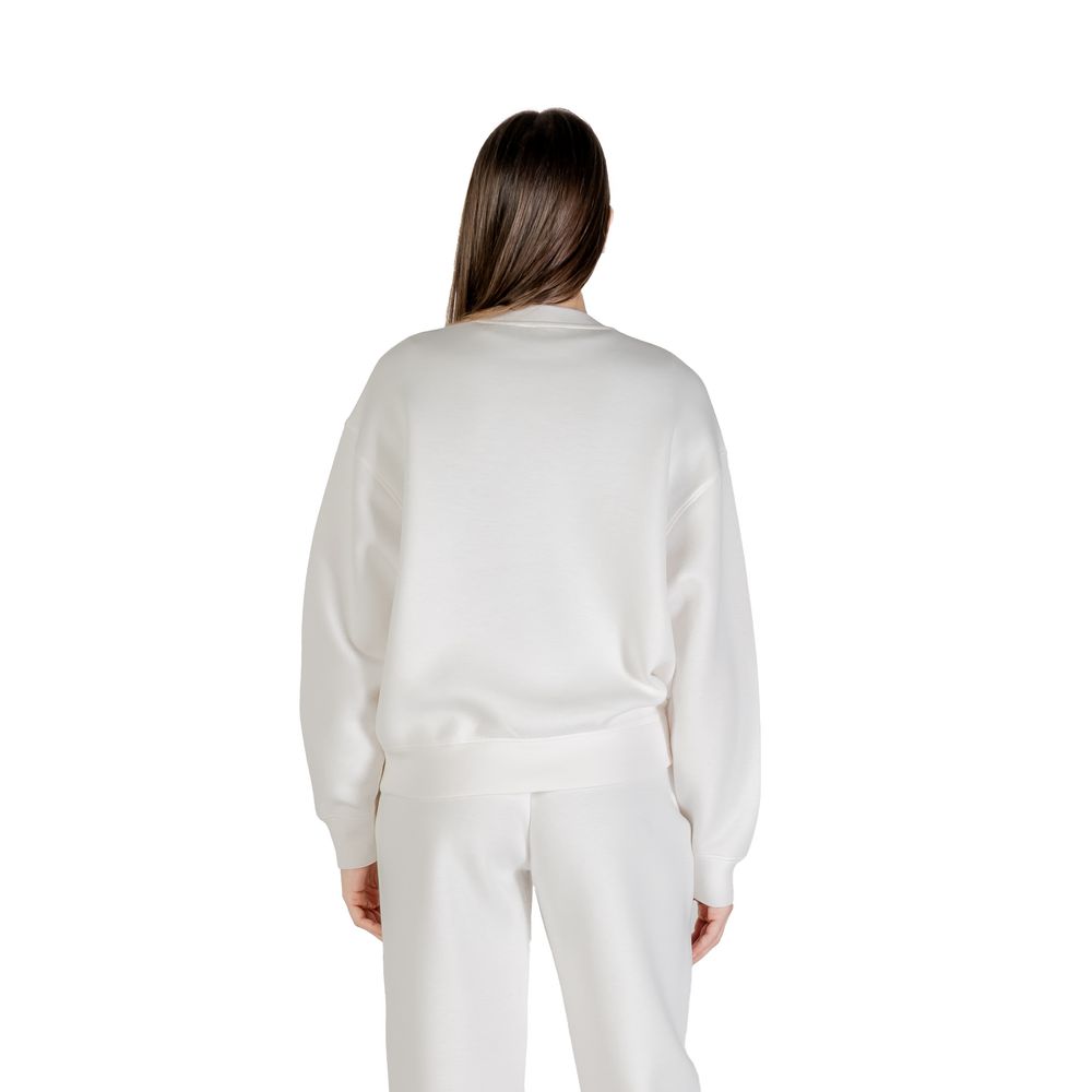 Guess Active Cremefarbenes Viskose-Sweatshirt