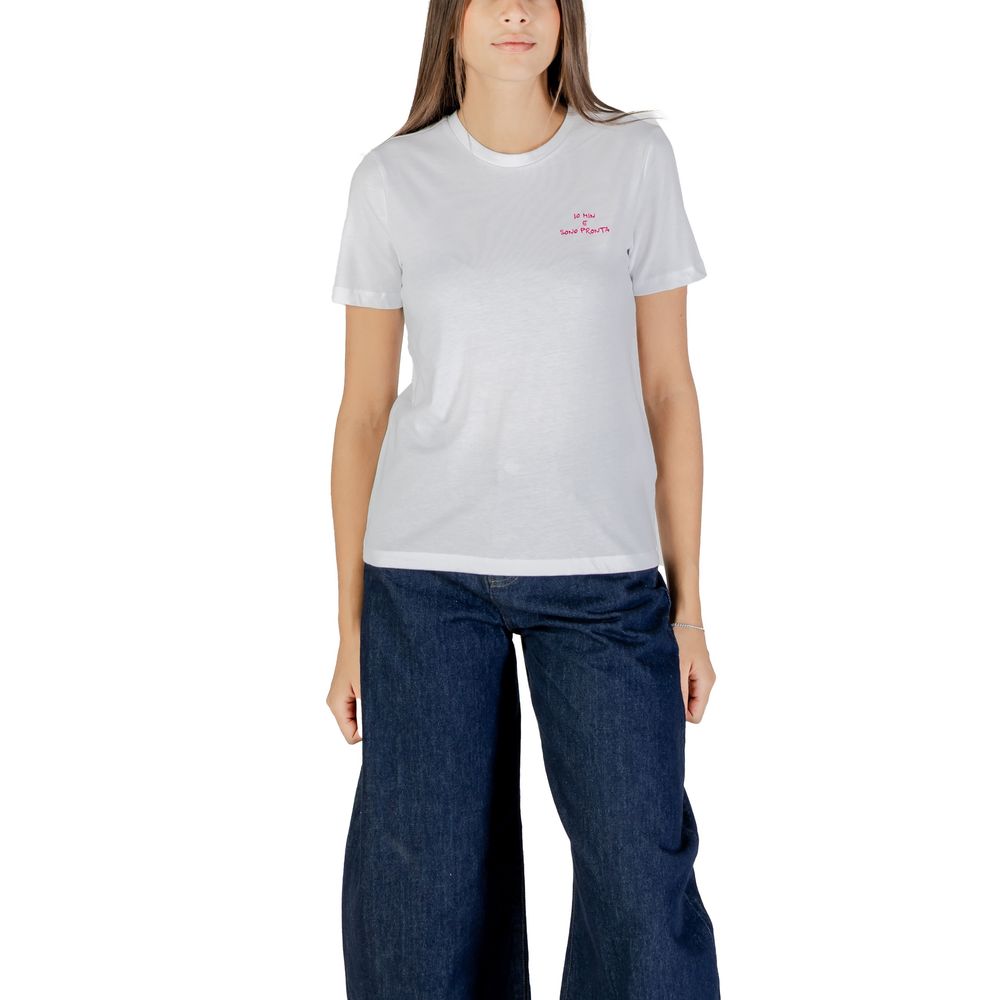 Only Rosa T-Shirt aus Baumwolle