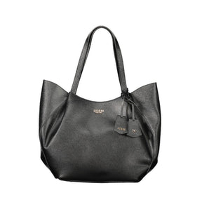Guess Jeans Schwarz Polyethylen Frauen Handtasche