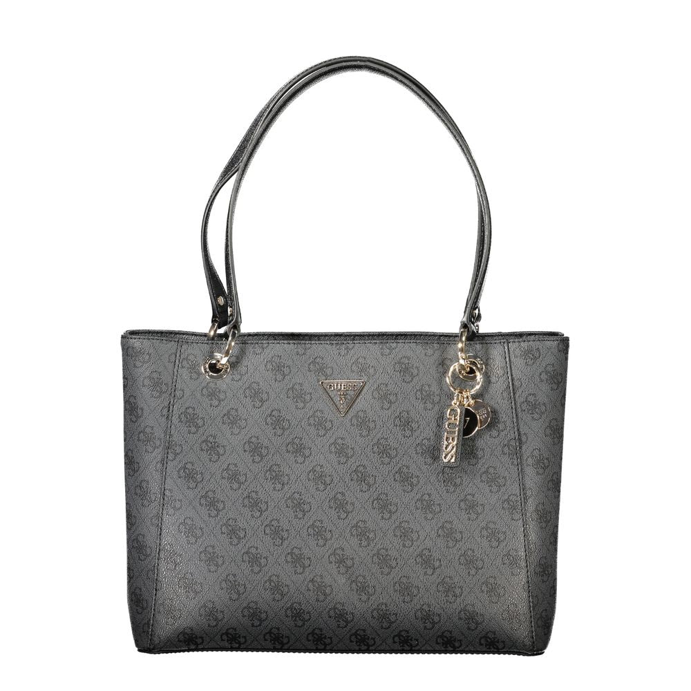 Guess Jeans Schwarz Polyethylen Frauen Handtasche