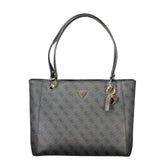 Guess Jeans Schwarz Polyethylen Frauen Handtasche