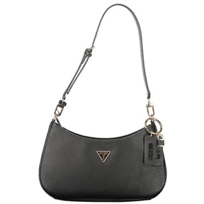Guess Jeans Schwarz Polyethylen Frauen Handtasche