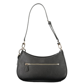Guess Jeans Schwarz Polyethylen Frauen Handtasche