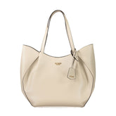 Guess Jeans Beige Polyethylen Frauen Handtasche