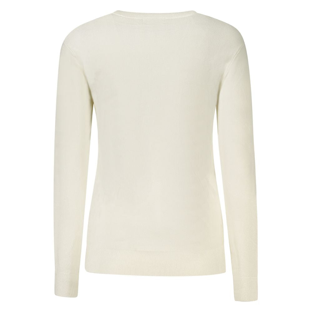 Guess Jeans Weißer Viskose Pullover für Frauen