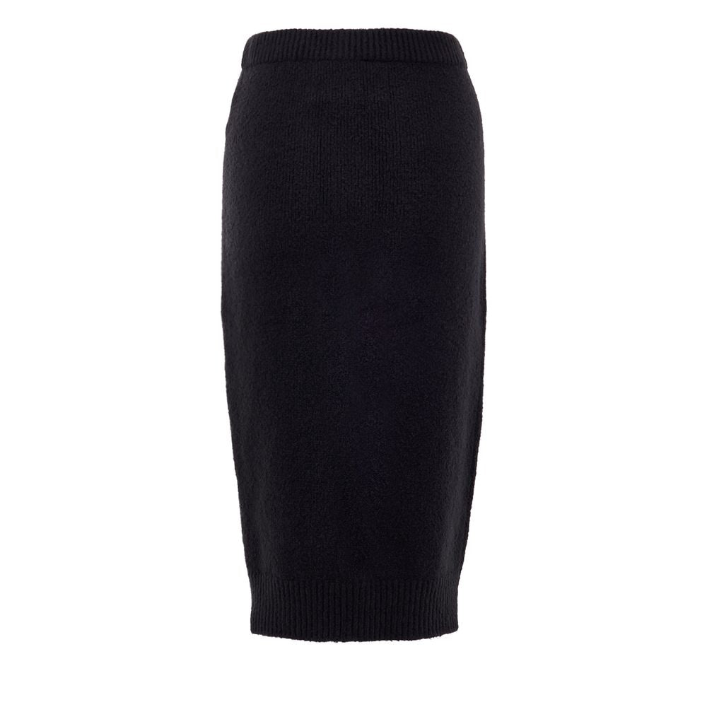 Tom Ford Schwarzer Baumwollrock