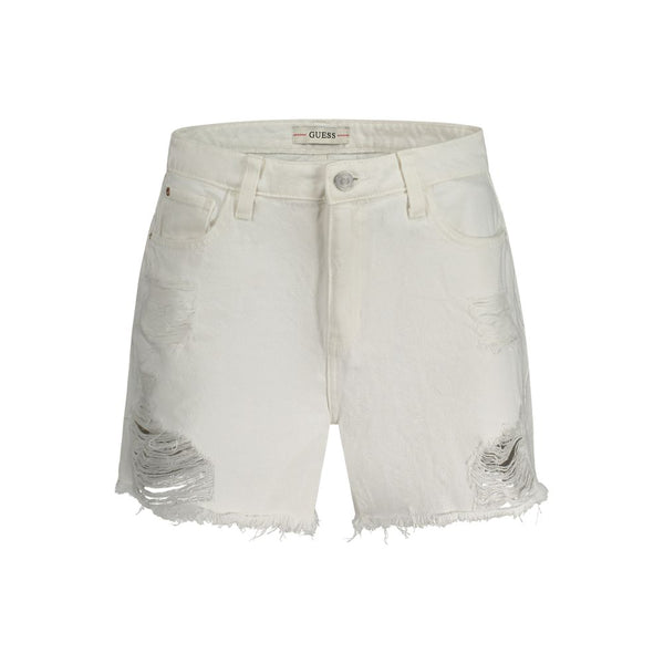 Guess Jeans Weiße Baumwollshorts