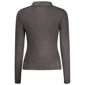 Guess Jeans Schwarzes Polyesterhemd