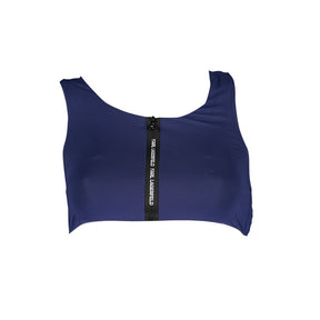 Karl Lagerfeld Blaue Elastan-Badebekleidung