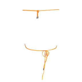Karl Lagerfeld Orangefarbene Polyester-Badebekleidung
