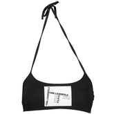 Karl Lagerfeld Schwarz Elastan Bademode