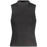 Guess Jeans Schwarzes Baumwoll-Tank-Top