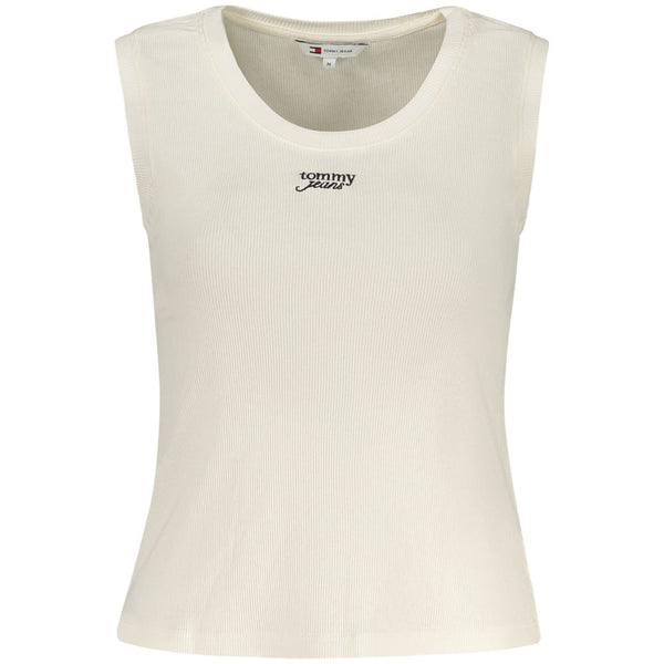 Tommy Hilfiger Beigefarbenes Baumwoll-Tank-Top