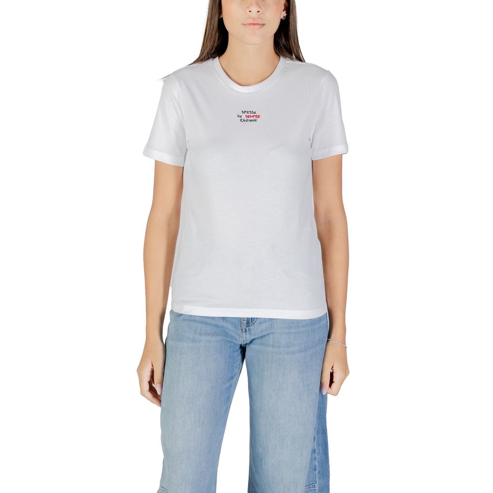 Only Bicolor T-Shirt aus Baumwolle