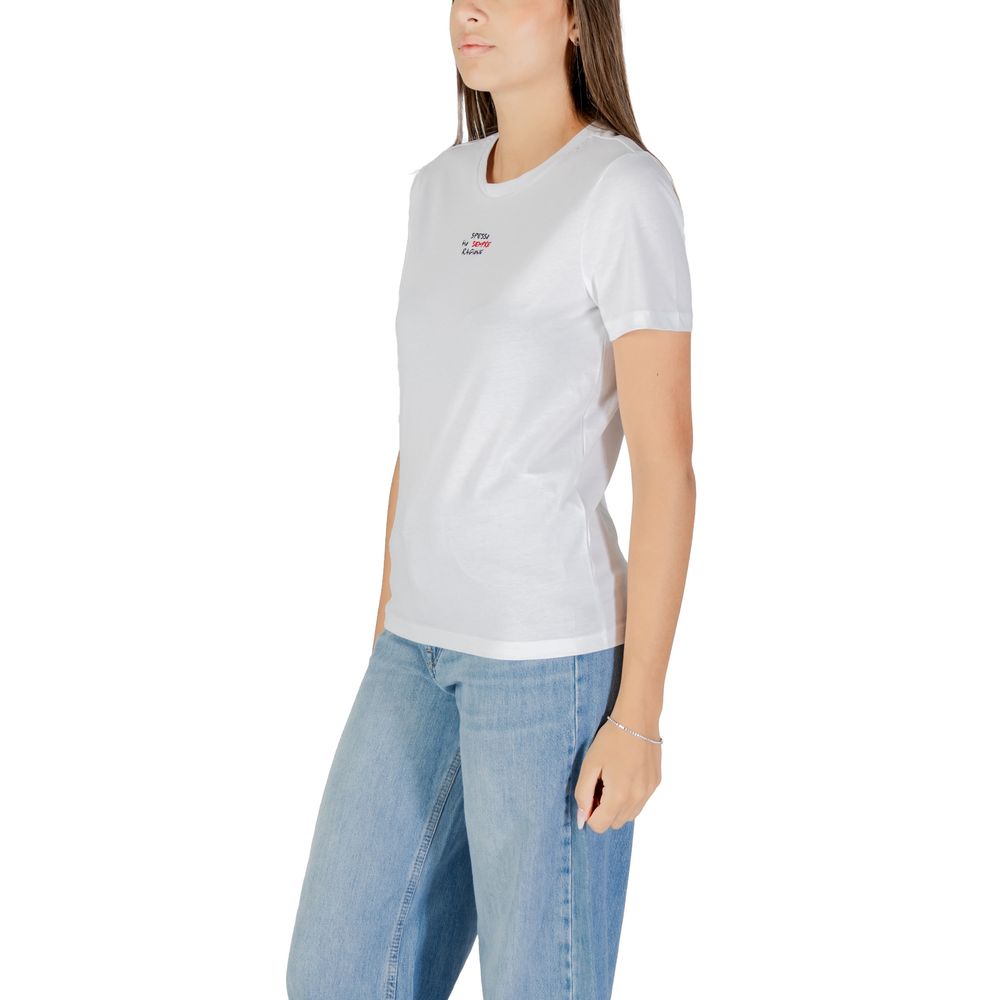 Only Bicolor T-Shirt aus Baumwolle