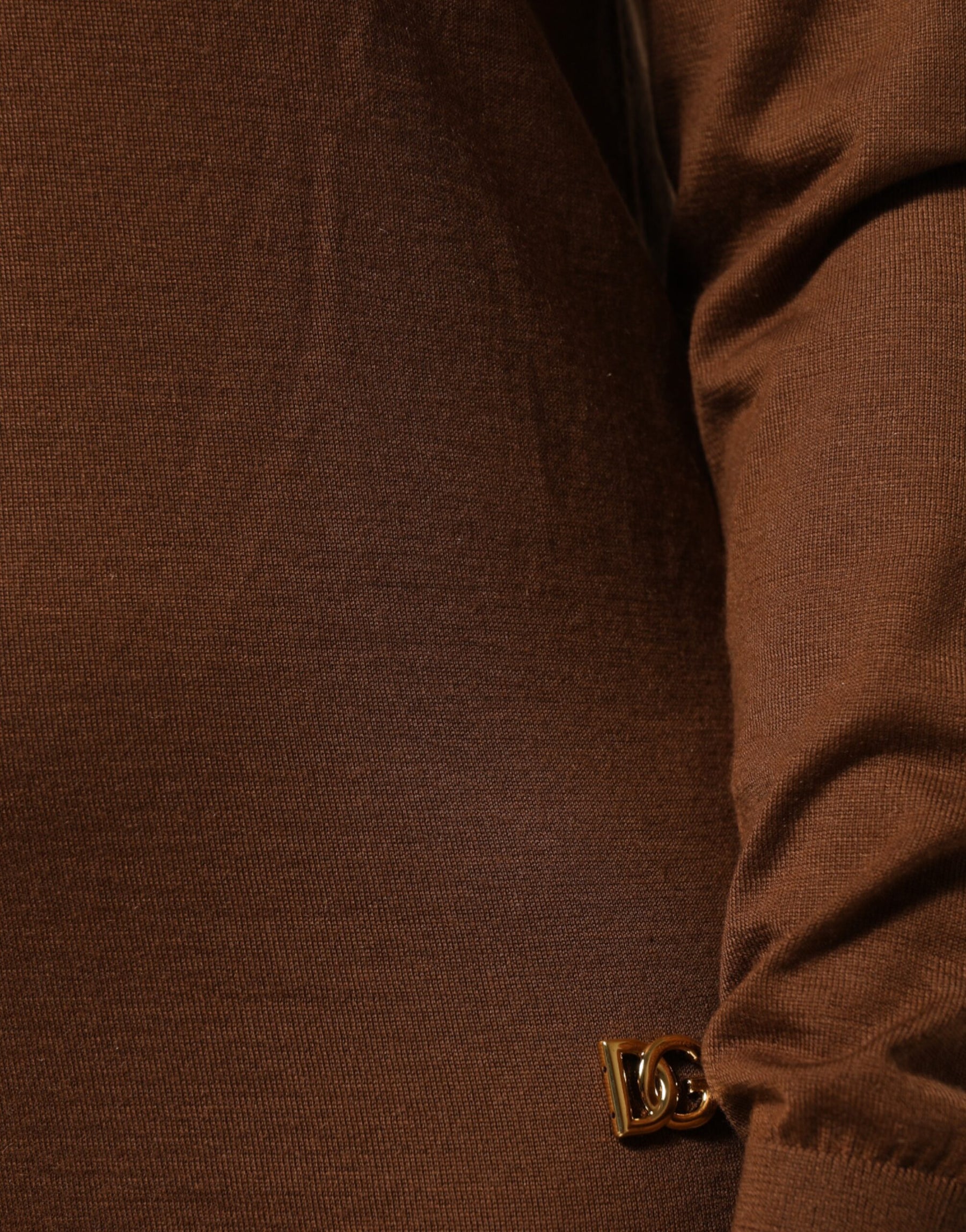 Dolce & Gabbana Brauner Rollkragenpullover aus Kaschmir