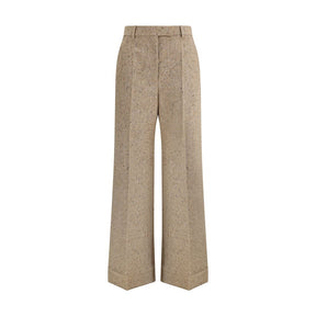 Valentino Palazzo-Hose aus Bottonato Natté
