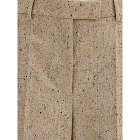 Valentino Palazzo-Hose aus Bottonato Natté