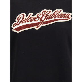 Dolce & Gabbana Baumwoll-Sweatshirt mit Aufnäher