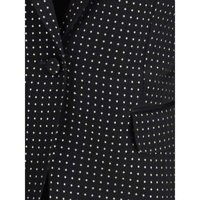 Tom Ford Schwarzer Seidenmantel