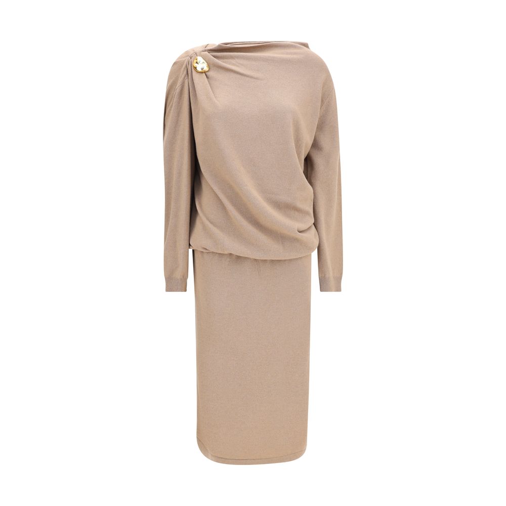 Fabiana Filippi Langes Kleid aus Wolle