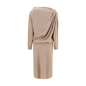 Fabiana Filippi Langes Kleid aus Wolle