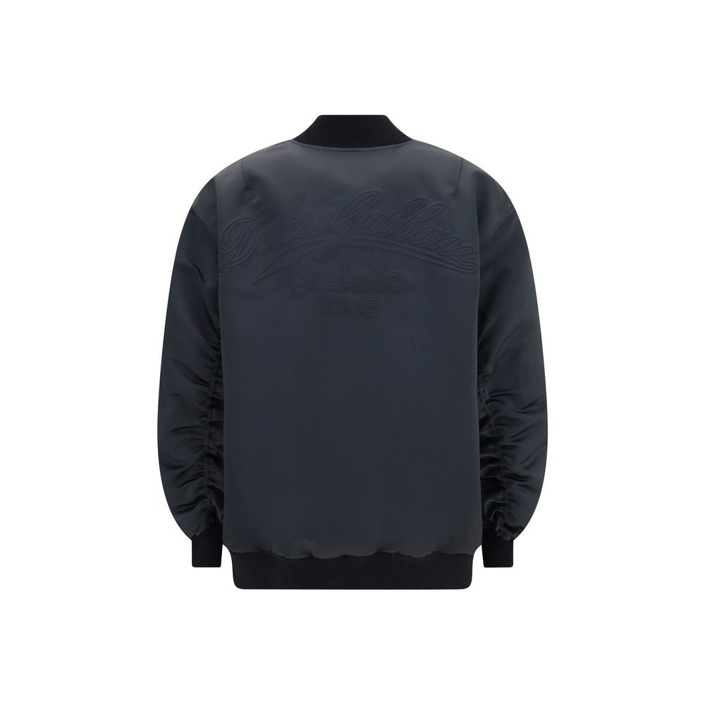 Dolce & Gabbana Übergroße Jacke mit geprägtem Druck