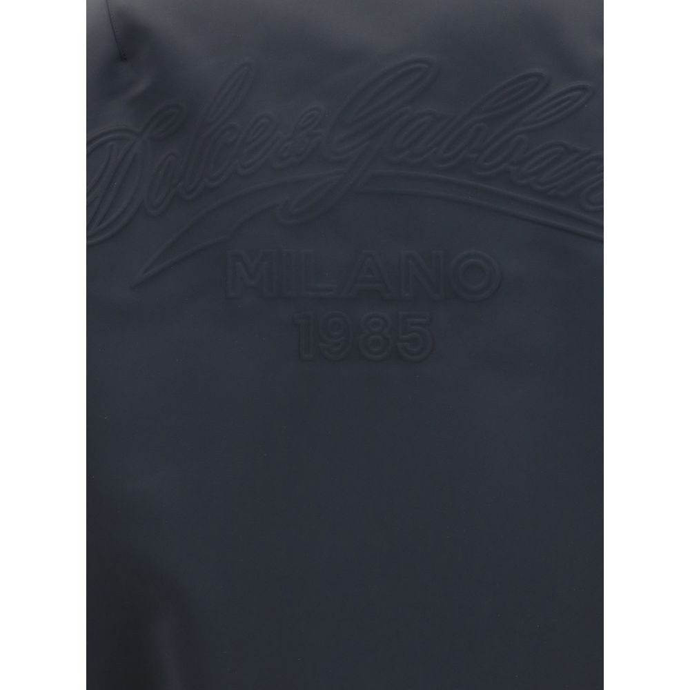 Dolce & Gabbana Übergroße Jacke mit geprägtem Druck